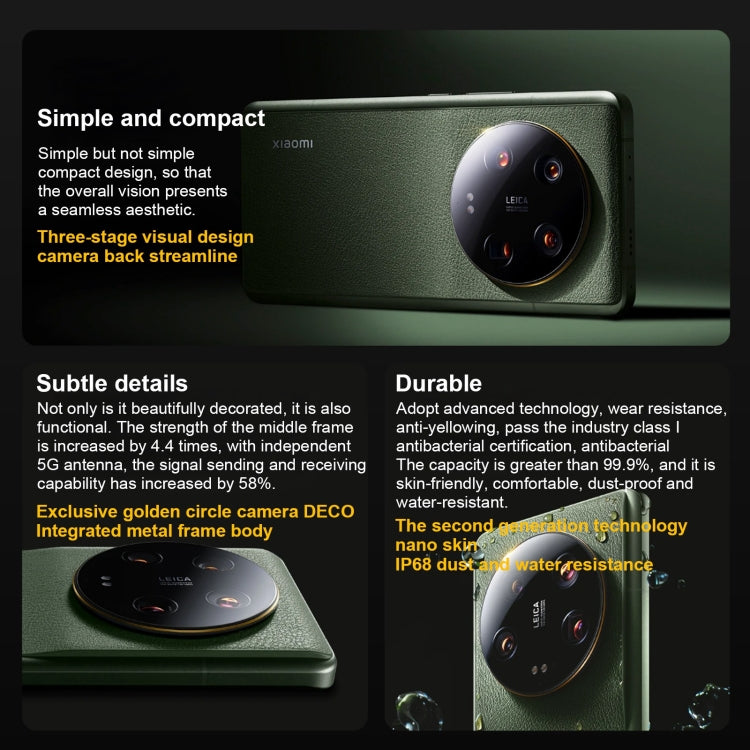 Quad Leica Back Cameras, In-screen Fingerprint Identification, 5000mAh Battery, 6.73 inch 2K OLED MIUI 14 Qualcomm Snapdragon 8 Gen2 Octa Core 4nm up to 3.19GHz, Network: 5G, NFC, Wireless Charging Function Quad Leica Back Cameras, In-screen Fingerprint Identification, 5000mAh Battery, 6.73 inch 2K OLED MIUI 14 Qualcomm Snapdragon 8 Gen2 Octa Core 4nm up to 3.19GHz, Network: 5G, NFC, Wireless Charging Function